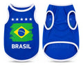 Roupa Pet Seleção Brasil Copa Do Mundo Gato Cachorro