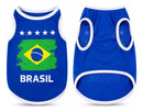 Roupa Pet Seleção Brasil Copa Do Mundo Gato Cachorro