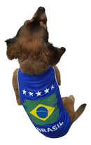 Roupa Pet Seleção Brasil Copa Do Mundo Gato Cachorro
