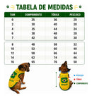 Roupa Pet Seleção Brasil Copa Do Mundo Gato Cachorro